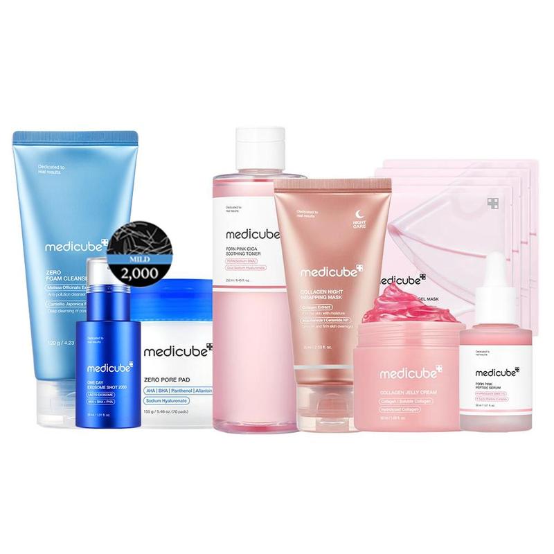 Glass Glow Skincare Set β Complete 8-Step Gentle Glow Routine