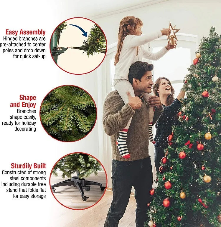 ⛄2025 SMART Christmas Hot Sale 🎄Magical Remote Control Retractable Christmas Tree🎄