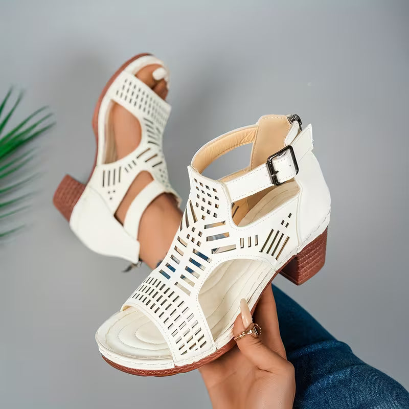 Lia Sandals™ — Elegant Block-Heel Comfort for Any Occasion