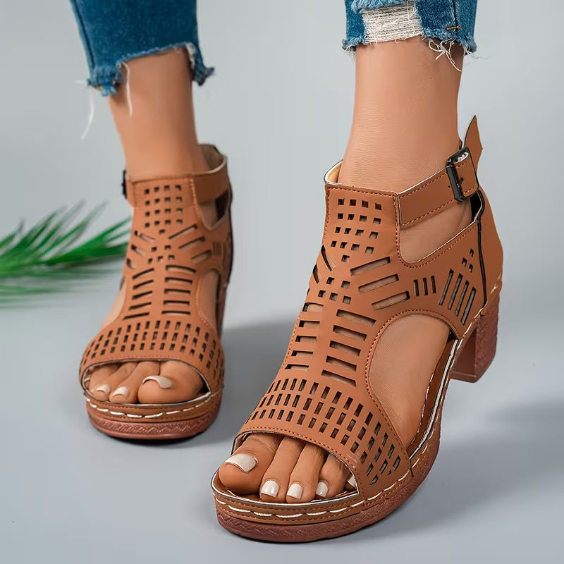 Lia Sandals™ — Elegant Block-Heel Comfort for Any Occasion