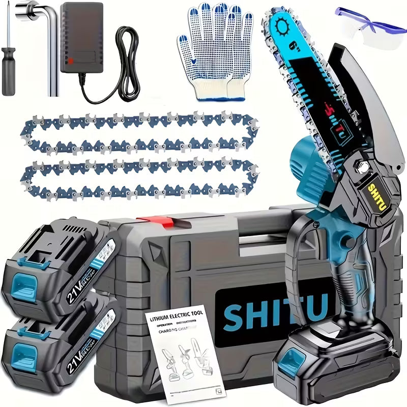 TreeTrim Pro Mini Cordless Chainsaw — Portable, Lightweight & Powerful
