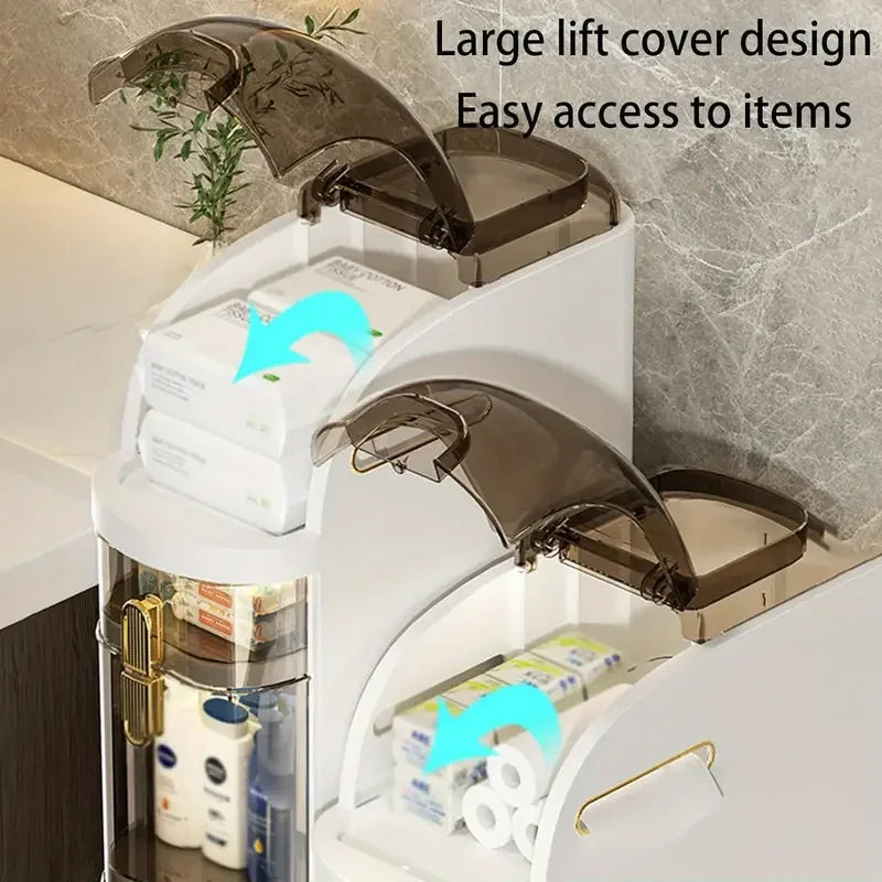 Rolling Bathroom Cabinet