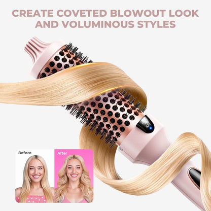 Thermal PRO - 3-in-1 Pro Negative Ion Two PTC Heaters Thermal Brush