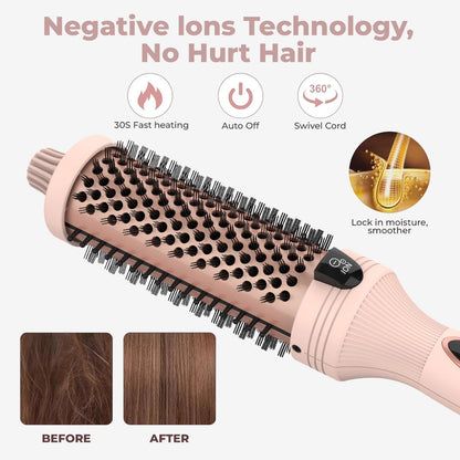 Thermal PRO - 3-in-1 Pro Negative Ion Two PTC Heaters Thermal Brush