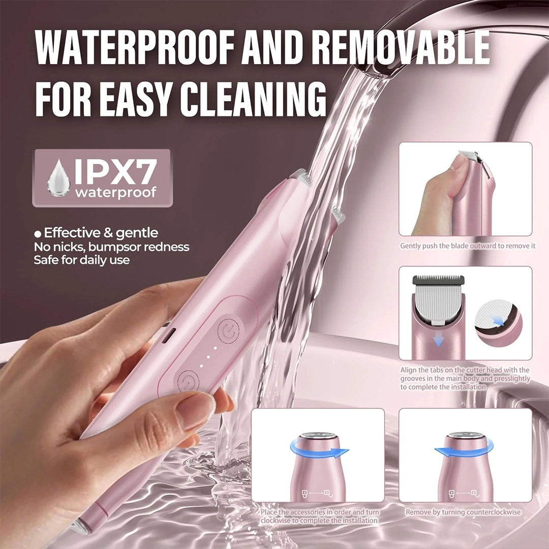 TRIMMER MAXX 2-in-1 Painless Bikini Hair Trimmer