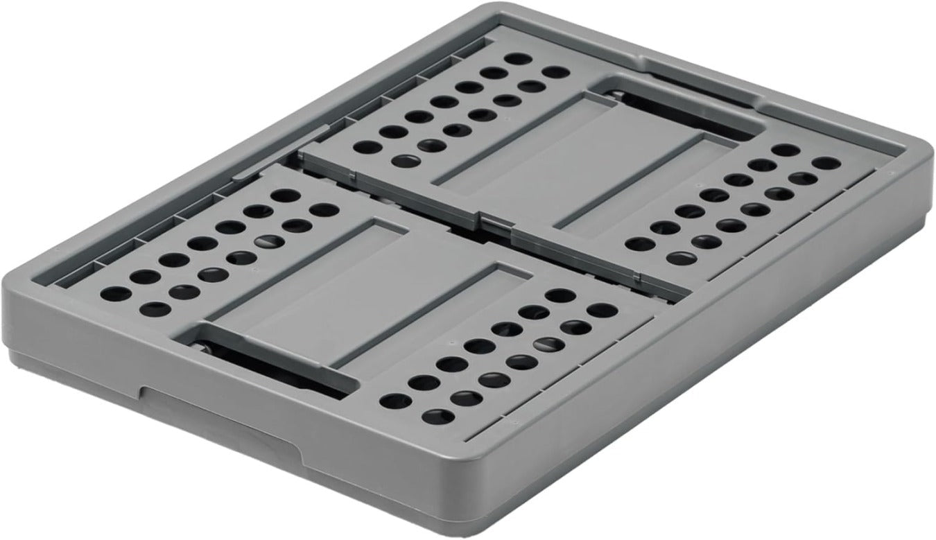 Folding Premium Shopping Cart with 2 Folding Storage Boxes