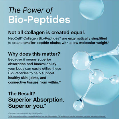 NeoCell Bio-Peptides Collagen — Advanced Hydrolyzed Collagen for Skin, Joints & Hair