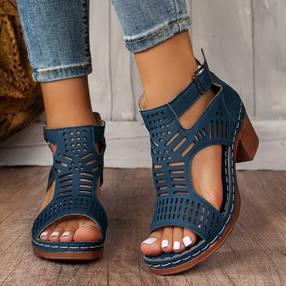 Lia Sandals™ — Elegant Block-Heel Comfort for Any Occasion