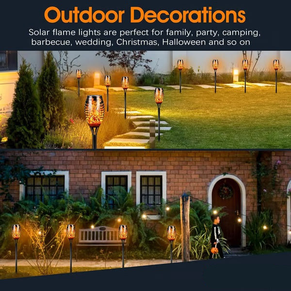 Solar Flicker Flame Torches