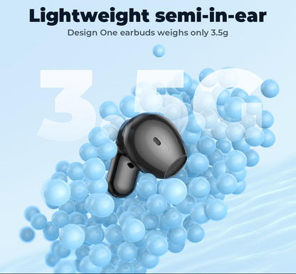 Bluetooth 5.4 Earphones LED Display High Fidelity Waterproof Wireless Earphones