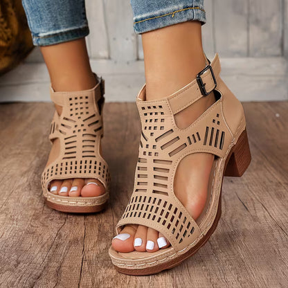 Lia Sandals™ — Elegant Block-Heel Comfort for Any Occasion