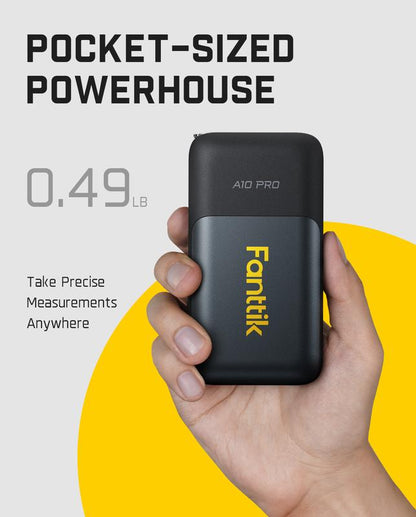 Apex 3-in-1 Digital Laser Tape Measure with HD IPS Color Display, 165Ft Rechargeable Laser Measurement Tool
