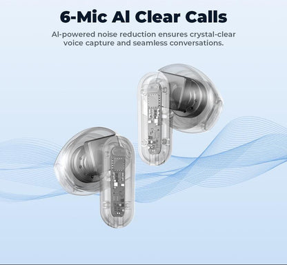 Bluetooth 5.4 Earphones LED Display High Fidelity Waterproof Wireless Earphones