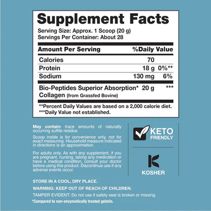 NeoCell Bio-Peptides Collagen — Advanced Hydrolyzed Collagen for Skin, Joints & Hair