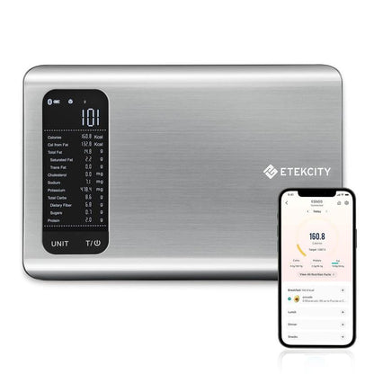 AI Smart Food Scale | 19 Nutrient Facts Auto Scan | Digital Calorie Counter for Meal Prep & Fitness