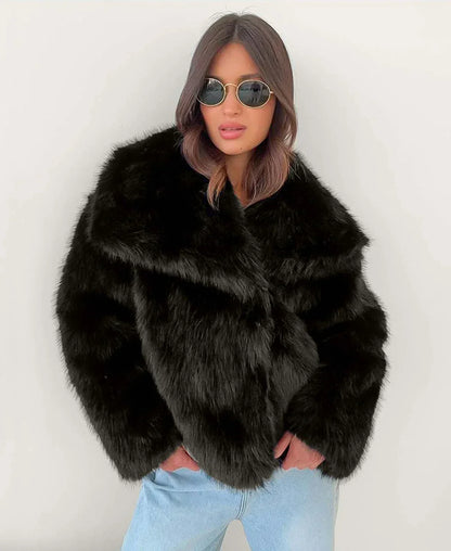 Sophia Luxe Faux Fur Coat
