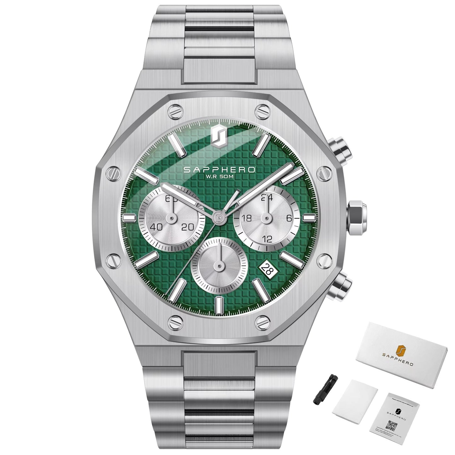 Premium Automatic Chronograph Sport Watch (42mm, Sapphire Crystal)