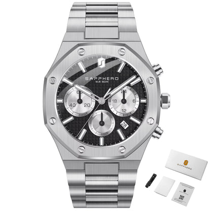 Premium Automatic Chronograph Sport Watch (42mm, Sapphire Crystal)