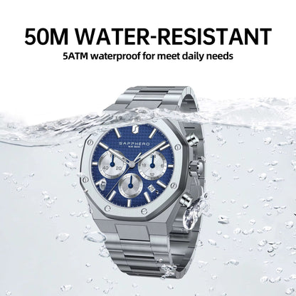 Premium Automatic Chronograph Sport Watch (42mm, Sapphire Crystal)
