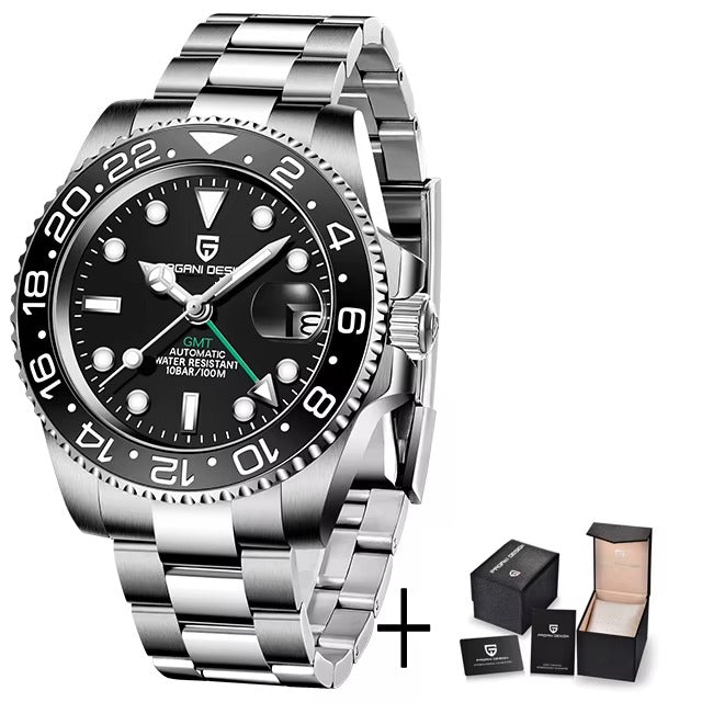 Automatic GMT Travel Watch — Built for Global Lifestyles