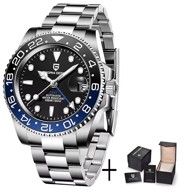 Automatic GMT Travel Watch — Built for Global Lifestyles