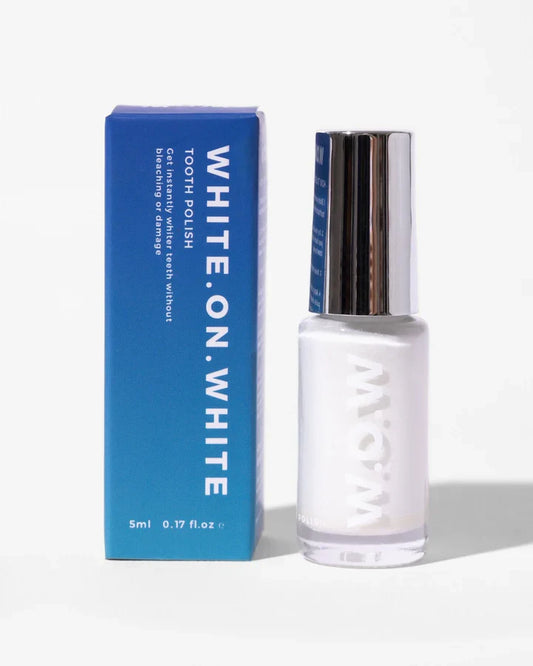 WOW Instant White Teeth Polish — Up to 7+ Shades Whiter, Vegan & Safe