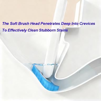 Disposable Toilet Brush, Toilet Bowl Wand Holder Set with (2 SET OF 24PCS) Cleaner Refills, Bathroom Cleaning System