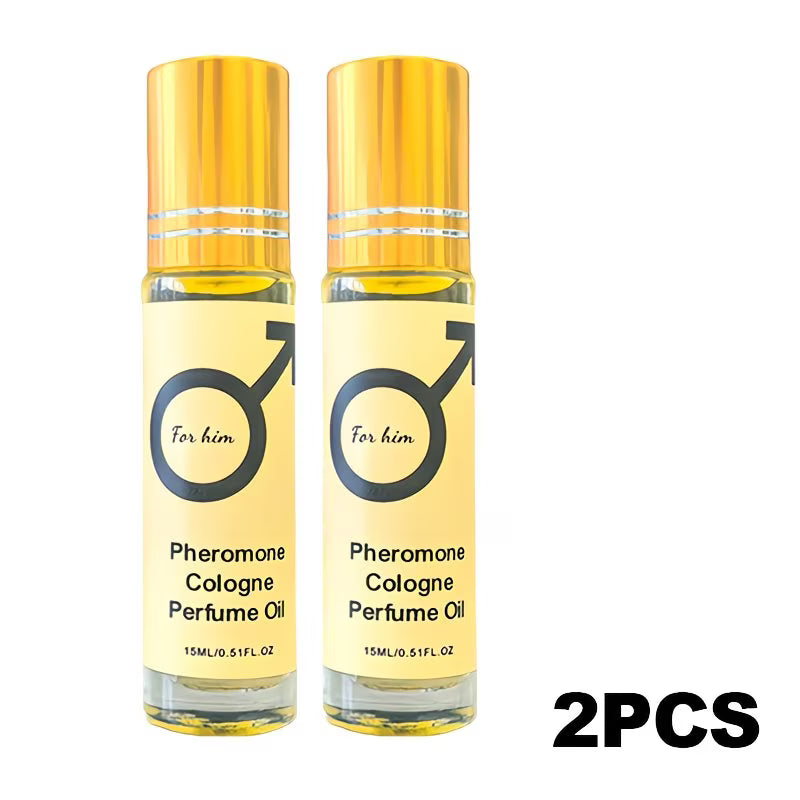 Men’s Pheromone Roll-On Perfume – Long-Lasting Masculine Floral Fragrance