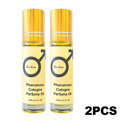 Men’s Pheromone Roll-On Perfume – Long-Lasting Masculine Floral Fragrance