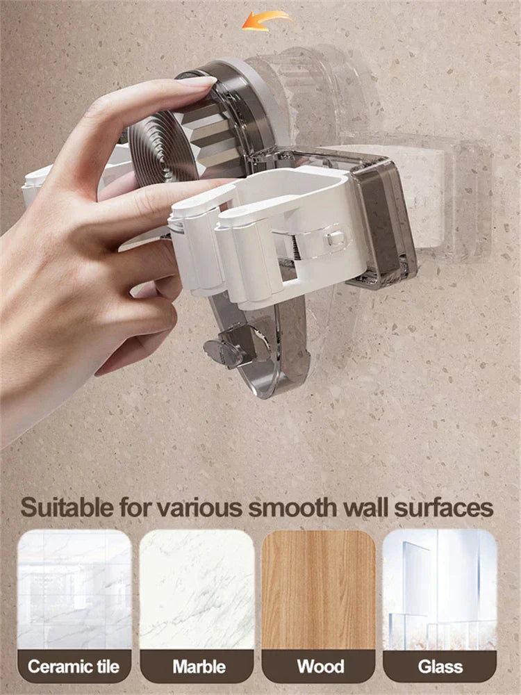(1 + 1 Free) Space-Saving Mop Organizer