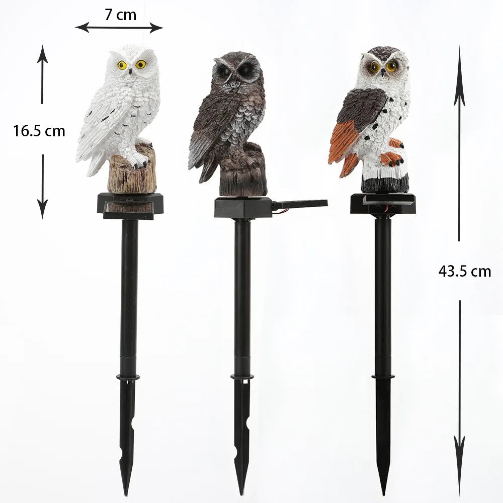LuminOwl Solar Garden Light