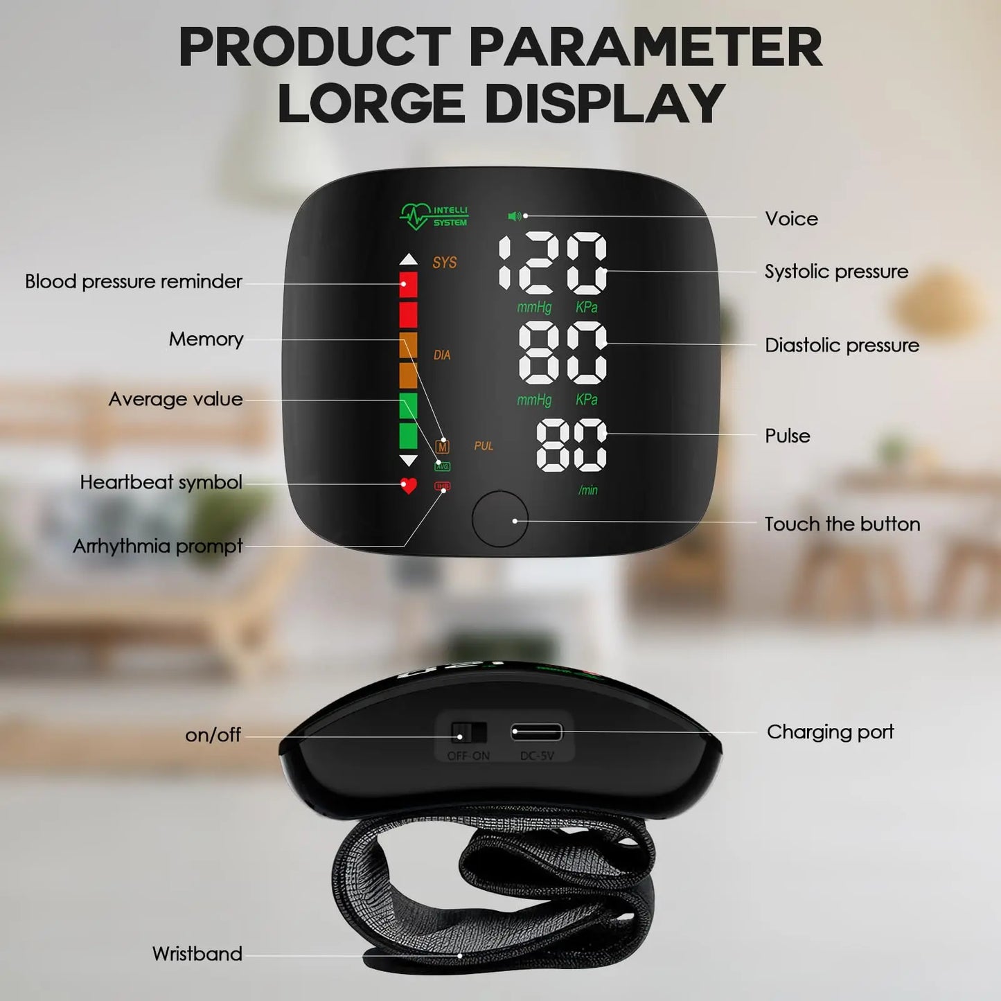 QuickCare Wrist BP Monitor