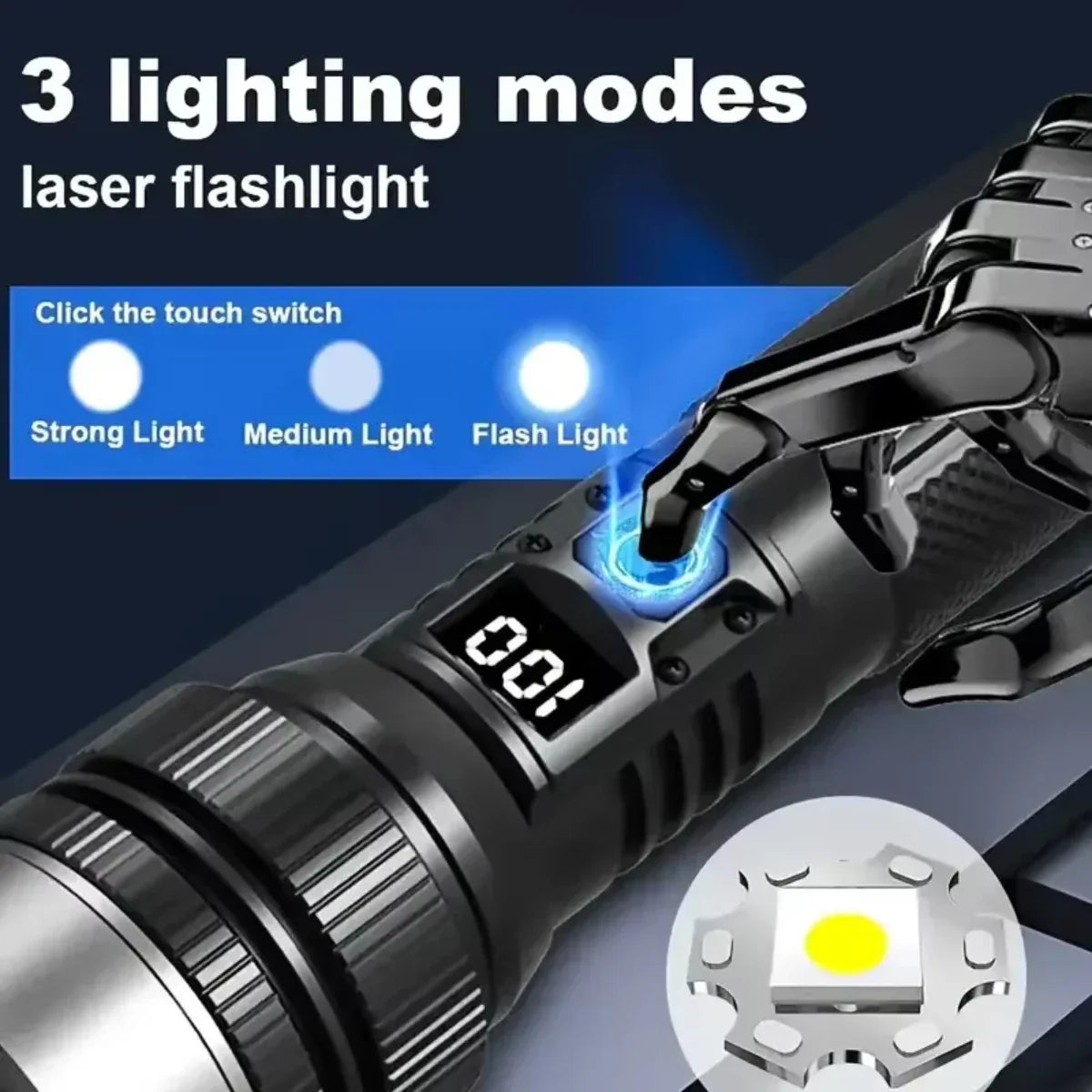 2 in 1 Flashlight Power Bank