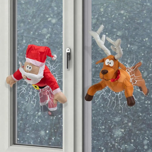 Crashmas Santa and Rudolph
