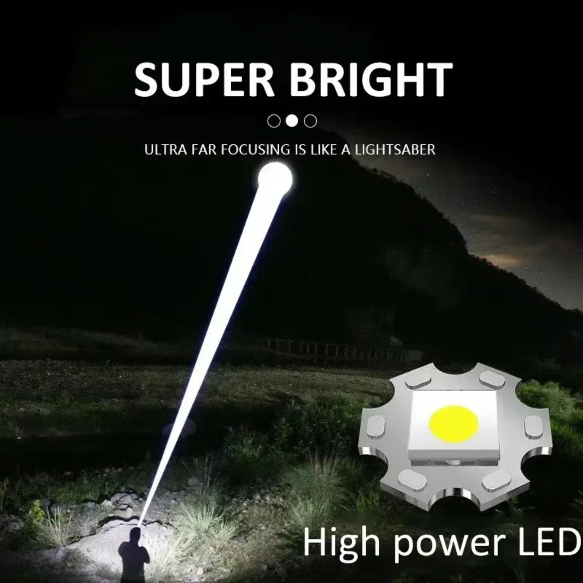2 in 1 Flashlight Power Bank