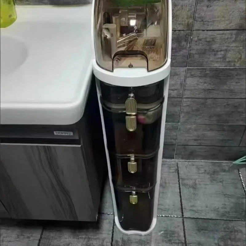 Rolling Bathroom Cabinet
