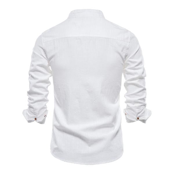 MEN'S COTTON LINEN SHIRT  93795703X