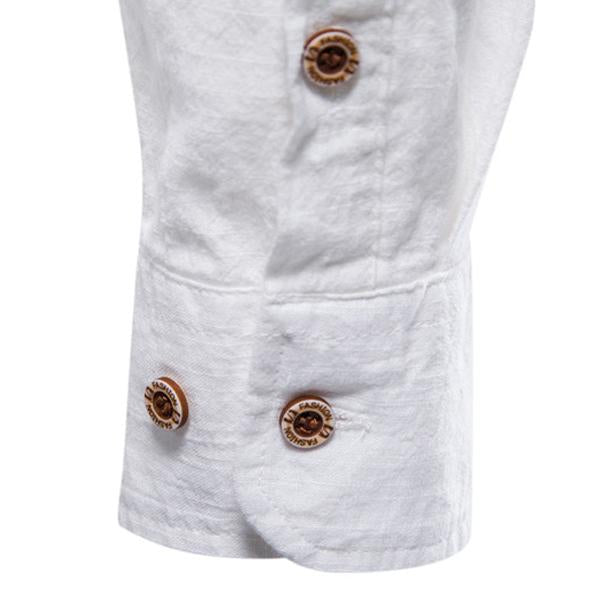 MEN'S COTTON LINEN SHIRT  93795703X