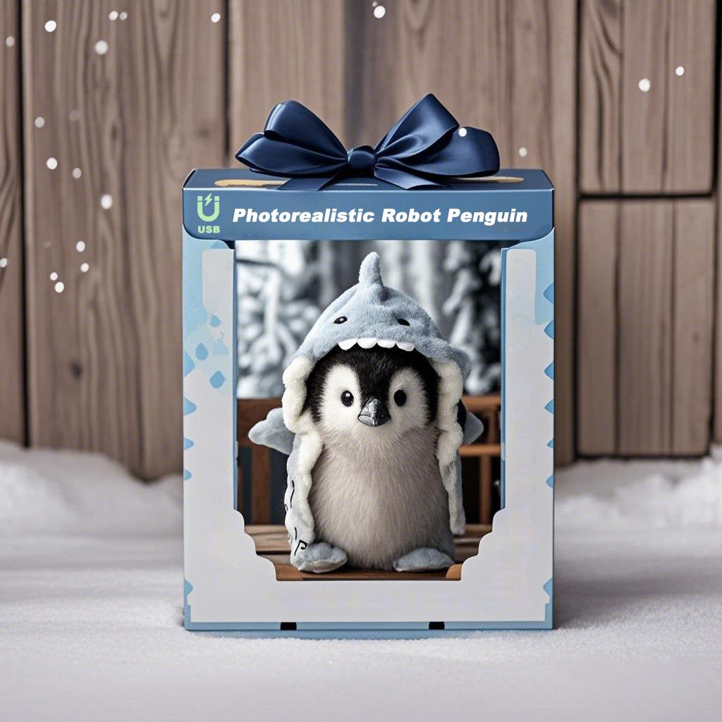 Super realistic plush  penguin (1+1 FREE)